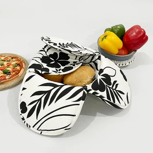 Premium Cotton Bread Basket Handmade Woven Storage for Kitchen, Dining & Home Organization
