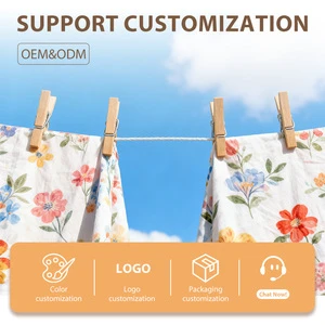 Wholesale Custom 7.2cm Birch Wooden Cloth Drying Natural Wood Clothespins Wooden Clips Sets Cloth Pegs For Clothes