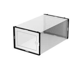 Large Size Modern Hole Side Open Two-End Frame Custom Strong Load-Bearing High Color Value Visual Foldable Stackable Shoe Box