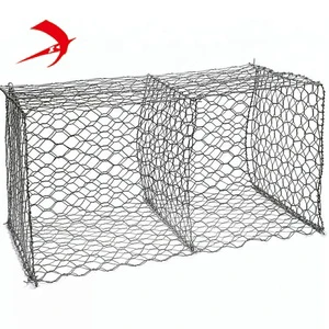 China Manufacture Supply Easily Assembled Low-Carbon Iron Wire Stone Retaining Wall Galvanized Gabion Stone Cage Box Basket