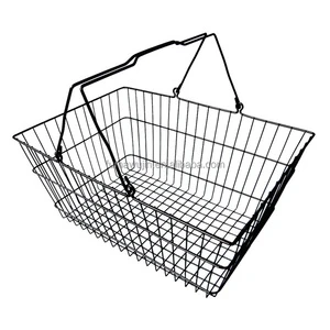 Wholesale Stackable Wire Basket Fruit Vegetable Storage Basket Standing Style Metal Mesh Bin Organizer