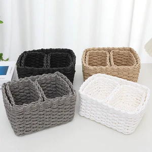 Eco-Friendly Foldable Woven Modern Storage Basket with High Quality Design