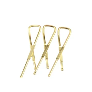 Factory Manufacturer Wholesale Eco-friendly Brass X Shirt Clip for Shirt Packing