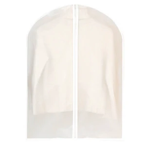 Large Eco-Friendly PVC Zipper Cover Bag Dust-Proof Garment Storage Protector for Dresses Suits Coats and Closet Clothes Storage