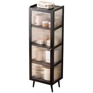 Kitchen Storage Rack Organizing Rack Seasoning Rack Storage Kitchen Supplies Household Dining Side Cabinet