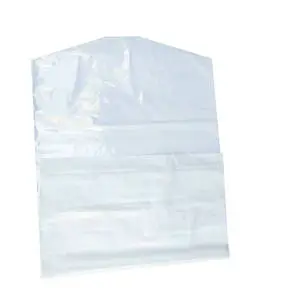 Disposable Transparent Plastic Dust Cover for Clothes, Hanging Household Dry Cleaning Coat Protector