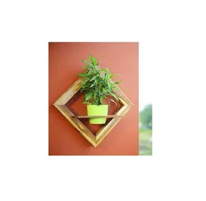 Wall Rack and Wall Shelf for Bedroom Storage Mounted Display Rack Acacia Wooden Storage Holders & Racks