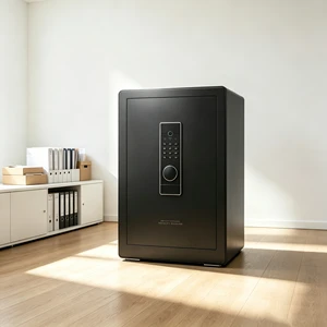 Wholesales Premium Digital Lock Anti-Theft Alloy Steel Security Locker Black Electronic Safe Box For Desk