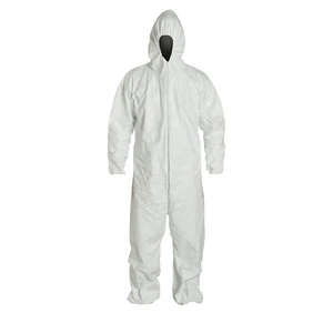 Disposable SF Breathable Film Protective Clothing Non-woven Anti-dust Isolation Clothing for Breeding Plants