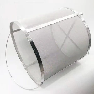 304 Stainless Steel Custom Wire Mesh300 Micron Brewing Grain Basket for Homemade Beer