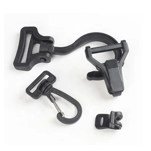 Factory OEM Bag Accessories Custom POM Plastic Snap Hook Clip for Webbing Luggage