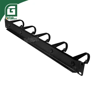 GETEKnet GTKT LOGO Cable Management Kit Horizontal In-Wall Electrical Wire Organizer with 5-Plastic Detachable Rings