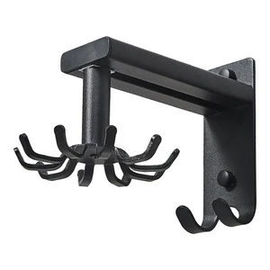Kitchen Foldable Rotating Hook Multifunctional Wall Mounted Metal Storage Rack Spoon Shovel Non Perforated Hanging Creative Home