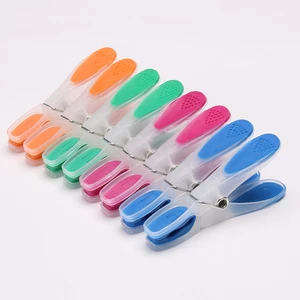 Multifunction Flexible Soft Grip Laundry Pegs Rust Resistant Steel Wire Plastic Clothespins Injection Molding Eco-Friendly