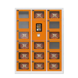 Popular Club Gym Sports Smart Shared Basketball Locker with Electronic Lock Assembled Structure