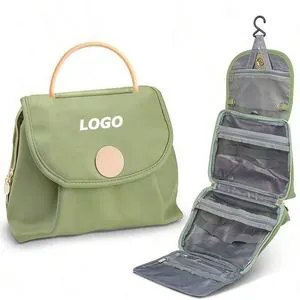Waterproof Hanging Toiletry Bag for Travel - Large Cosmetic Organizer and Bathroom Essentials Storage Pouch