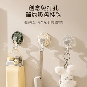 Creative Vacuum Suction Hooks Strong No Drill Wall Mount Adhesive Hanger For Kitchen Bathroom Towel Storage