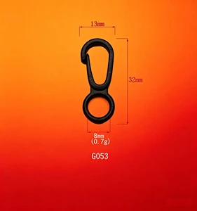 Special Bag Parts & Accessories Plastic Flag Pole Snap Clip Hooks Buckles for Backpack Bags