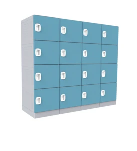 EasyLocker High Quality Non-rust Durable Abs Plastic Luggage Locker Room Bench Smart Knock-Down Floor Mount Key Eco-Friendly 1