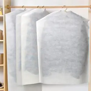 Bespoke Sustainable Ultrasound Process Zipper Self Seal Non Woven Garment Protection Cover for Dustproof Storage