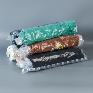 Hot Sell Rolling Hand Compression Clothes Bag Custom Vacuum Bag Clothes Travel Vacuum Storage Bags for Luggage