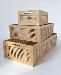 Best-selling hand-woven storage baskets are ideal for office and home storage.