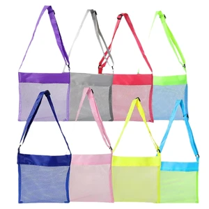 Custom Logo OEM/ODM Brand Lightweight Polyester Mesh Toiletry Bag Fashionable Small Large Bathroom Wash Makeup Laundry Organizer