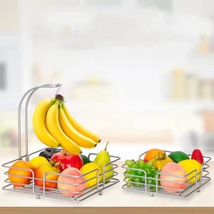 Latest Design Indian Supply Modern Metal Fruit Wire Storage Basket at Cheap Price Custom Size for Wedding Gift