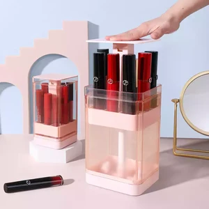 Home Plastic Makeup Storage Box Lipstick Storage Beauty Lipstick Cosmetic Box for Organizer