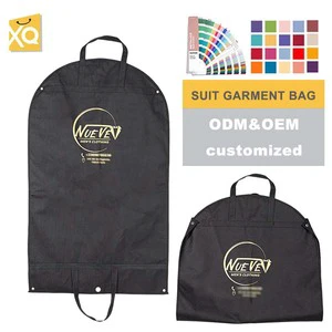 High Quality Foldable Non-Woven Clothing Dust Covers Suit Clothes Protector Case Home Storage Case Organizer Hanging Garment Bag