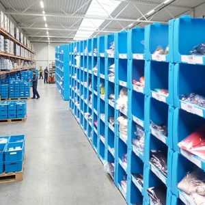 Waterproof Stackable For 4mm Plastic For Cutting Picking Bin Clothing Garment Warehouse Storage Box Wholesale