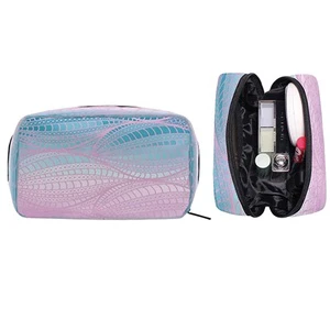 Rage Tidy Fabric Cosmetic Storage Bag Inside Multi Pokcets Vanity Bag Powerful Toilet Kit for Party