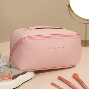 Large Capacity Partition Storage Makeup Bag Portable Deluxe Minimalist Travel Bag Toiletries Storage Bag