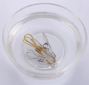 OEM 316 Stainless Steel Spring Clothes Clips, Clothes Pegs Anti-corrosion Metal Pegs for Household & Outdoor Laundry Use