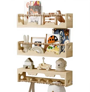 Solid Wood Wall Mounted Bracket Wall Storage Rack Wooden Board Holder Suitable for Both Study Rooms and Living Rooms