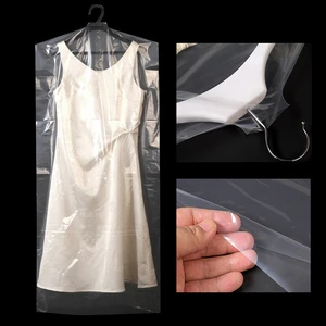 Plastic Clothes Covers Dry Cleaning Bags, Clear Clothes Bags Hanging, Garment Bags, Dust-proof Garment Protector Covers