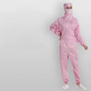 Breathable SS Nonwoven Waterproof Heat Resistant Level C Coverall Anti-Dust Performance Anti-static Limited-Splash Protection