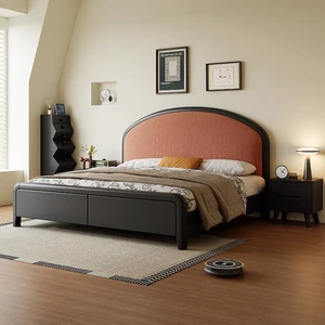 Wood Double Under Bed Storage OEM ODM Bed Frame with Storage 181*209*118cm Storage Queen Bed