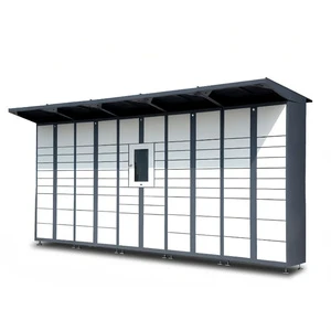 24 Hour Intelligent Self Service Smart System Parcel Delivery Cabinet Non-touched Beach Storage Locker
