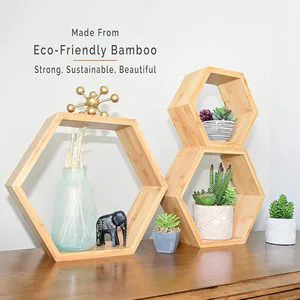 Elegant Wood Wall Mounted Storage Shelf for Bathroom Kitchen Living Room Wall Decor and Room Organization