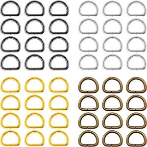 Zinc Alloy Multi-Colored Fashion Snap Hook D Rings Handbag Strap Clasp Carabiner Clip Buckle Spring Bag Hardware Parts