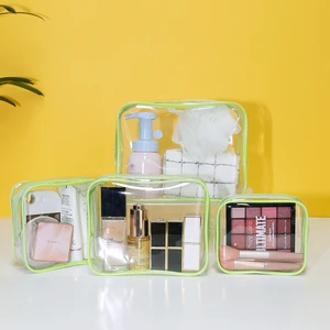 Hot Sale Custom PVC Cosmetic Bag Transparent Storage Bag Travel Storage Bags Skin Care Bathroom Convenient Toilet
