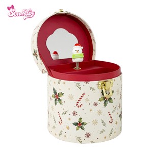 Christmas Snowman Jewelry Box with Music & Mirror Kids Holiday Themed Jewelry Organizer for Global Wholesalers and Distributors