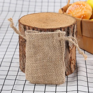 Natural Burlap Bag 13x18 cm Suitable Grain Storage Bags Durable Personalized Jute Pouch Christmas Purposes