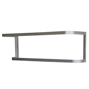U-Shaped Stainless Steel Wall-Mounted Double-Wire Wall Rack Modern Design Wall Display Shelves Bracket Set for Kitchen for Tool