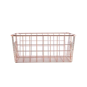 Utility Wire Baskets for Organizing - Open Wire Storage Baskets for Kitchen Pantry, Cabinets, Closet & Garage Shelves