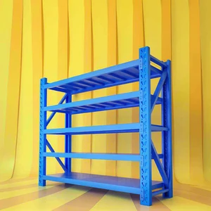 Garage Warehouse 200KG Capacity Per Layer Rack Adjustable Bolts Storage Stacking Racks Pallet Steel Metal Shelving Shelves Unit