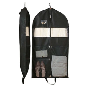 New Household Clothing Dust Cover Thickened Non-woven Down Jacket Storage Bag Wardrobe Hanging Dress Dust Bag
