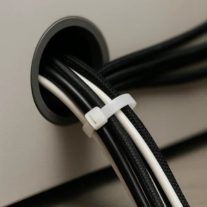 Self-Locking Extra Heavy Duty Cable Tie Hook and Loop Cable Organizer for Electronics Wire Comb Toys Horticulture ROHS Certified