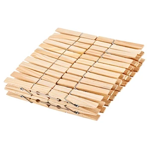 Wholesale Natural Wooden Clothes Pegs Laundry Craft Hanging Clips Clothes Pins
